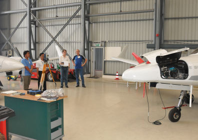 AAS Staff in the AAS Hangar @  Don Muang International Airport